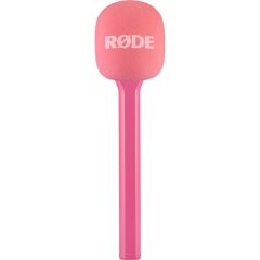 Rode Interview GO Pink - Handheld Adapter Reporter-Style Microphone