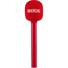 Rode Interview GO Red - Handheld Adapter Reporter-Style Microphone
