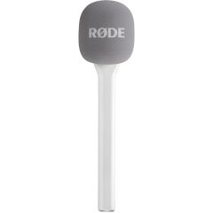 Rode Interview GO White - Handheld Adapter Reporter-Style Microphone