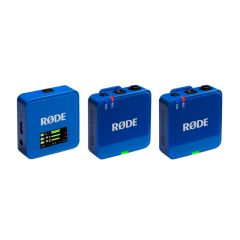 Rode Wireless GO III Dual Channel Compact Wireless Microphone System (2.4 GHz) - Cobalt