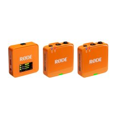 Rode Wireless GO III Dual Channel Compact Wireless Microphone System (2.4 GHz) - Orange