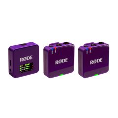 Rode Wireless GO III Dual Channel Compact Wireless Microphone System (2.4 GHz) - Purple