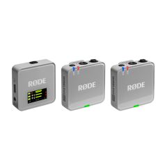 Rode Wireless GO III Dual Channel Compact Wireless Microphone System (2.4 GHz) - Stone