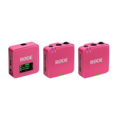 Rode Wireless GO III Dual Channel Compact Wireless Microphone System (2.4 GHz) - Pink