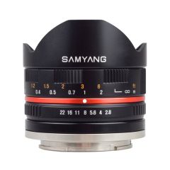 Samyang 8mm Fisheye F2.8 Fuji X UMC Camera Lens Black | Buy now at Camera-Warehouse.com.au