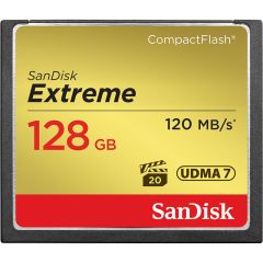 SanDisk Extreme Compact Flash 120MB/s Memory Cards (128GB)