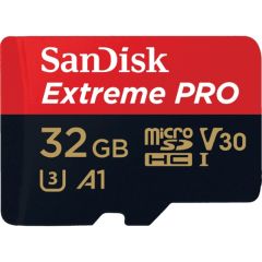 SanDisk Extreme PRO microSDHC UHS-I Card 32GB Read 100MB/S Write 90MB/S