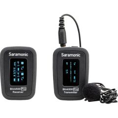 Saramonic Blink 500 Pro B1 Wireless Omni Lav Microphone System (2.4GHz) Black