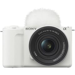 Sony ZV-E10 White with 16-50mm f/3.5-5.6 OSS II Lens Compact System Camera