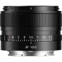 TTArtisan 40mm f/2 AF L Mount Lens Black