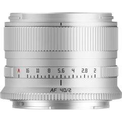 TTArtisan 40mm f/2 AF Nikon Z Mount Lens Silver