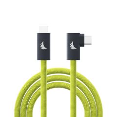 Angelbird USB-C 3.2 Solid Flex Tether Cable Right-Angle Lime 4.5m / 14.8ft
