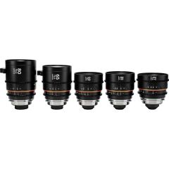 Laowa Nanomorph S35 Prime 5-Lens Bundle (27mm, 35mm, 50mm, 65mm, 80mm) (Amber) - (Cine) Canon RF
