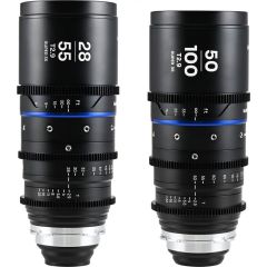 Laowa Nanomorph Zoom 2-Lens Bundle 1.5X S35 (28-55mm, 50-100mm) (Blue) - Arri PL