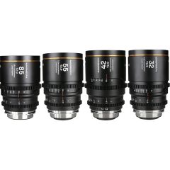 Laowa Nanomorph LF Prime 4-Lens Bundle (32mm, 42mm, 55mm, 85mm) (Amber) - (Cine) Arri PL (Default) + EF