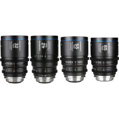 Laowa Nanomorph LF Prime 4-Lens Bundle (32mm, 42mm, 55mm, 85mm) (Blue) - (Cine) Arri PL (Default) + EF