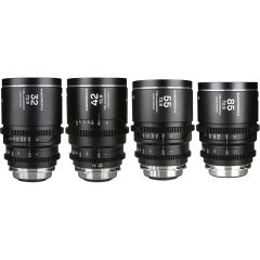 Laowa Nanomorph LF Prime 4-Lens Bundle (32mm, 42mm, 55mm, 85mm) (Silver) - (Cine) Arri PL (Default) + EF