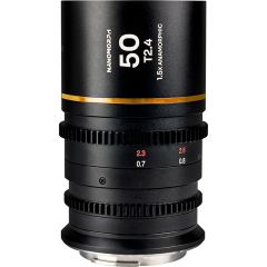 Laowa Nanomorph 50mm T2.4 1.5X S35 (Amber) - (Cine) Canon RF