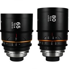 Laowa Nanomorph S35 Prime 2-Lens Bundle  (65mm,80mm) (Amber) - (Cine) DL
