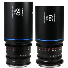 Laowa Nanomorph S35 Prime 2-Lens Bundle  (65mm,80mm) (Blue) - (Cine) Sony E