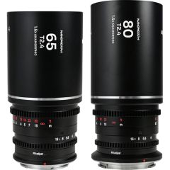 Laowa Nanomorph S35 Prime 2-Lens Bundle  (65mm,80mm) (Silver) - (Cine) L Mount