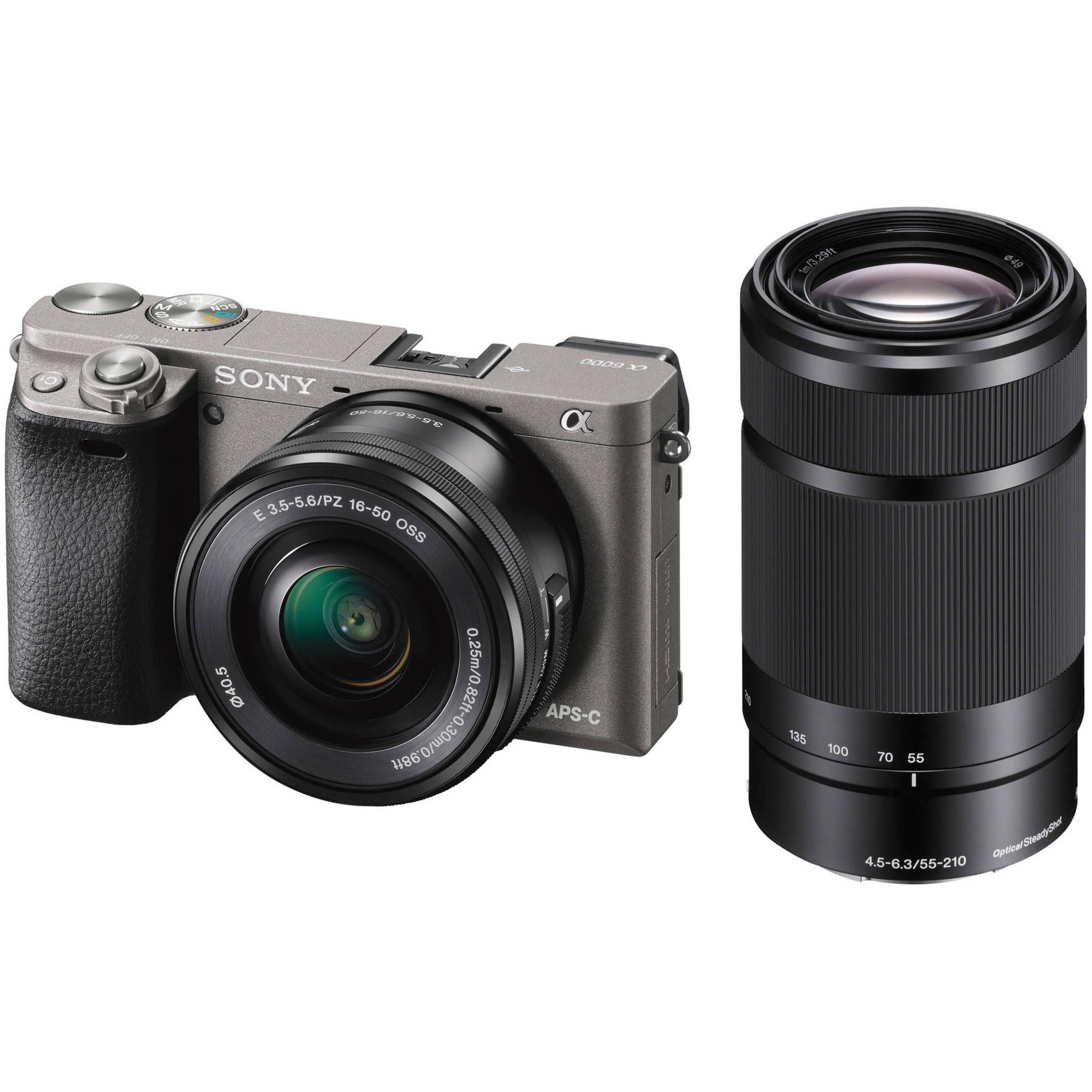 Buy Sony A6000 16-50mm & 55-210mm Twin Lens Kit best price online