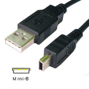 Glanz USB A - Mini B Cable 1.8m