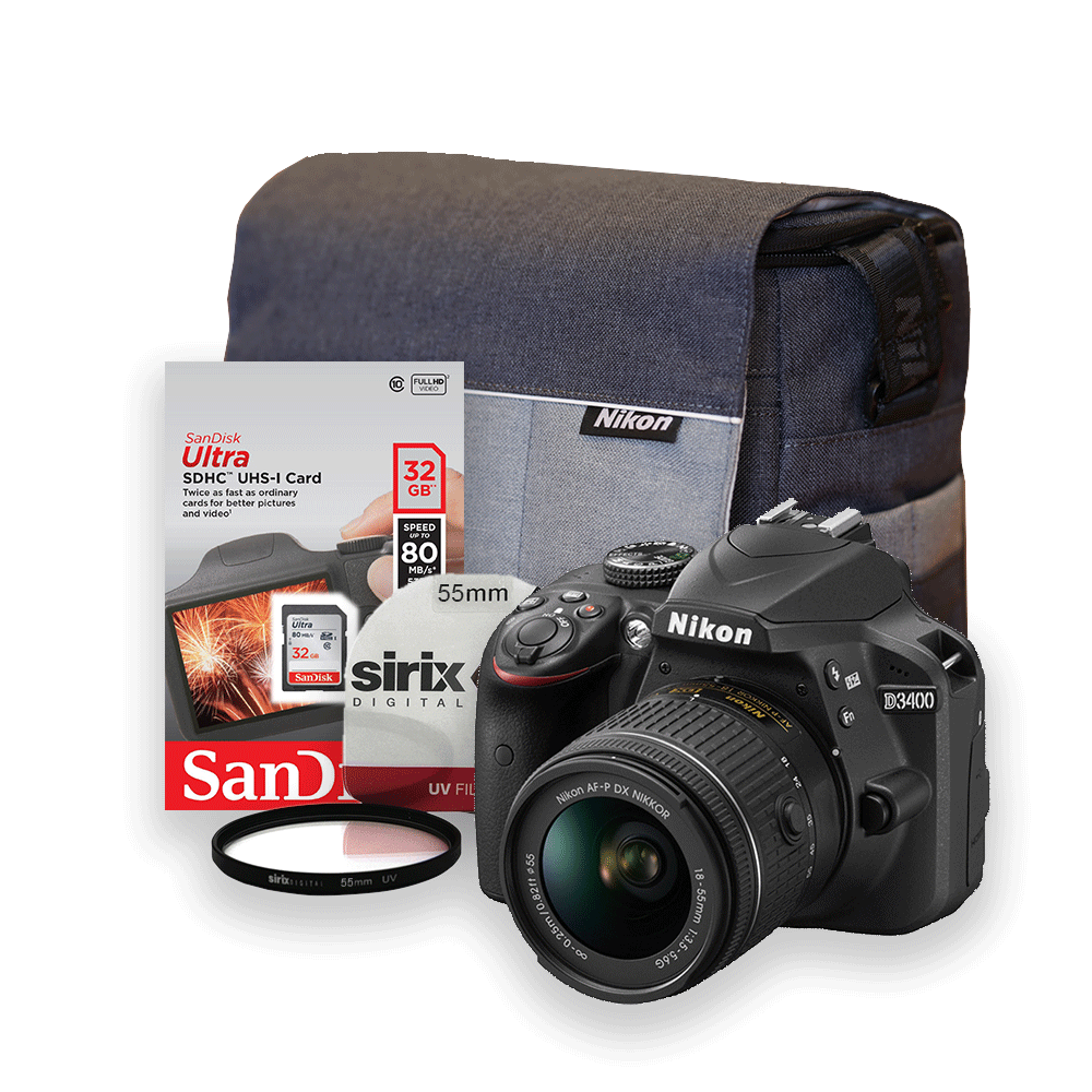 Nikon D3400 DSLR Starter Kit