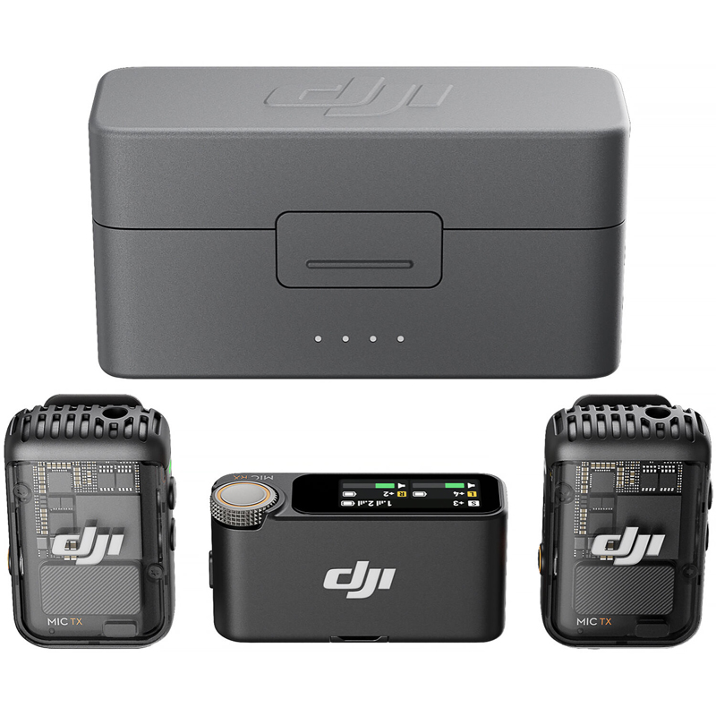 DJI Mic 2 (2 TX+1RX+Charging Case) Microphone