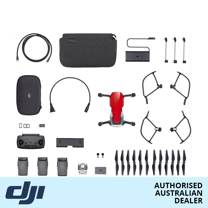 DJI Mavic Air Fly More Combo Flame Red