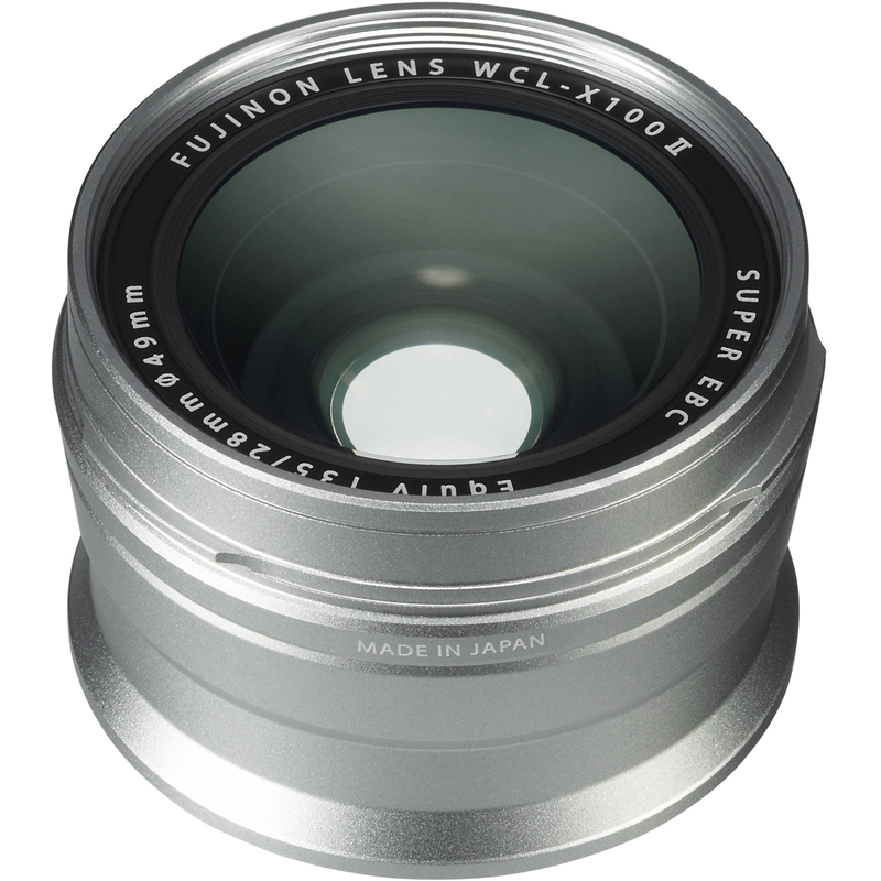 FujiFilm WCL-X100 II Wide Conversion Lens (Silver)