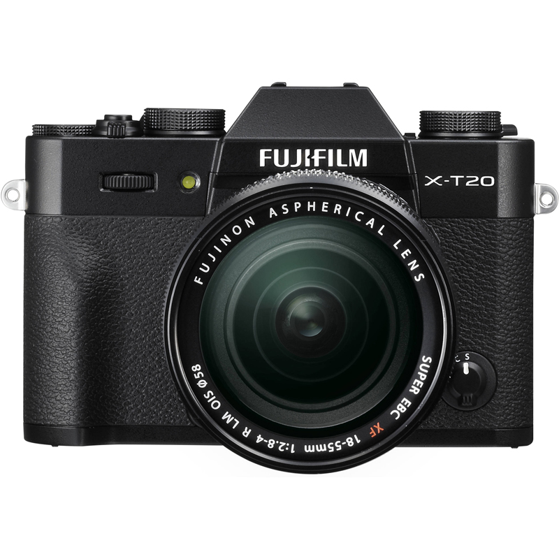 FujiFilm X-T20 with XF18-55mm Lens (Black)