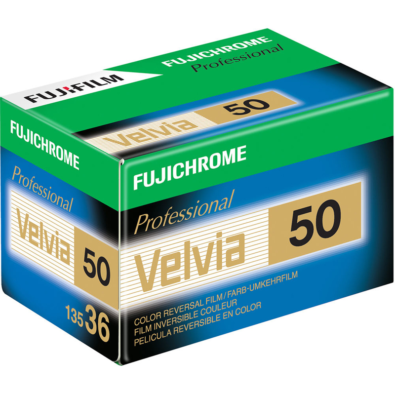 Fujifilm Velvia 50 135/36 Pro Colour Transparency Film