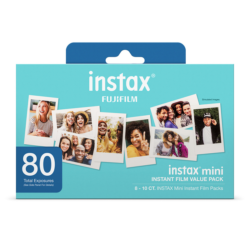 FujiFilm Instax Mini - Instant Film White (80 Sheets)