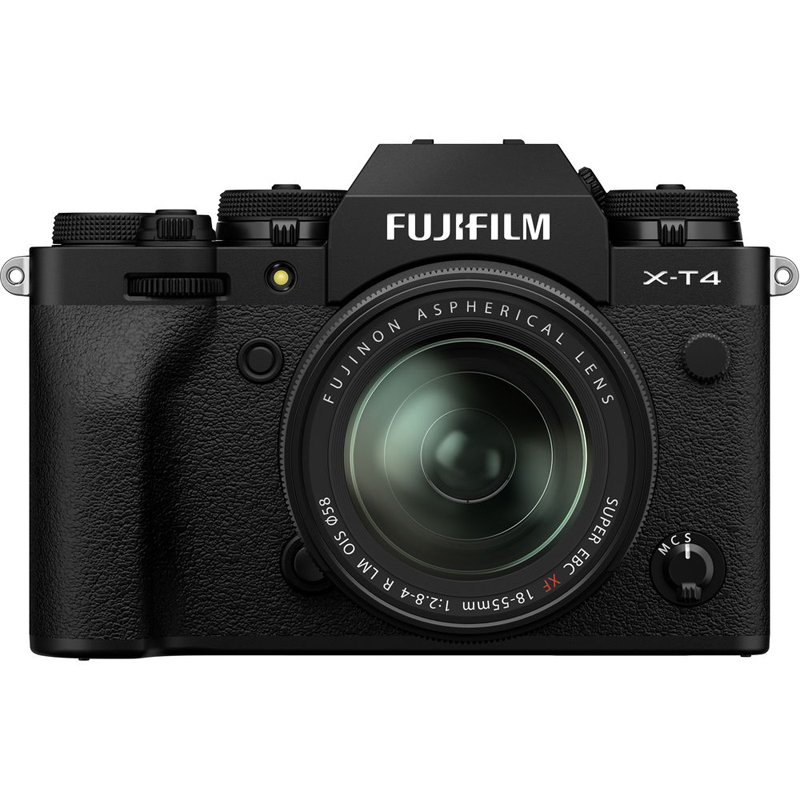 Fujifilm X-T4 Black with XF 18-55mm Lens