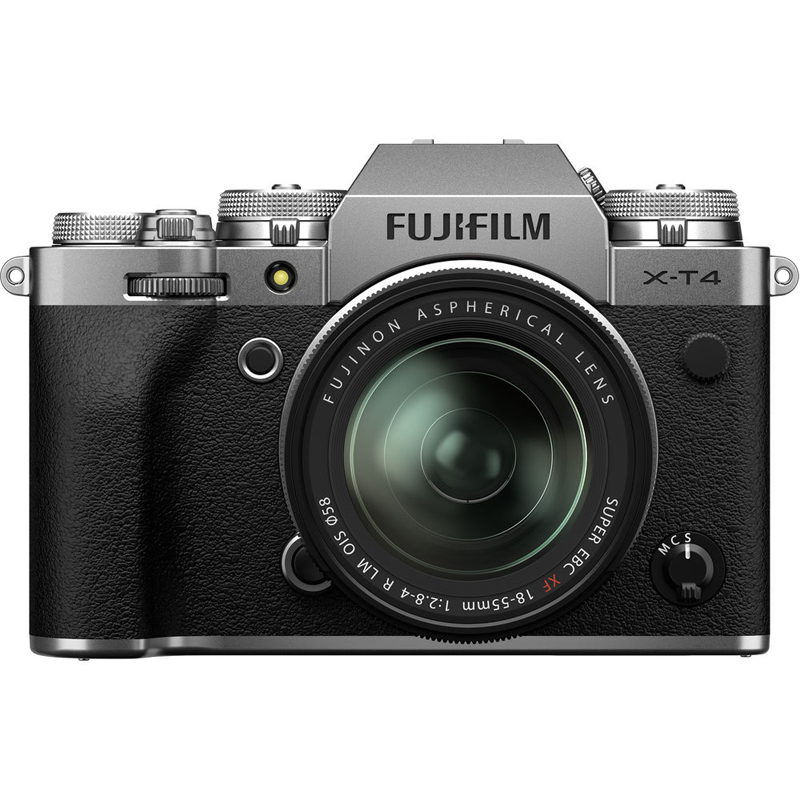 Fujifilm X-T4 Silver with XF 18-55mm Lens