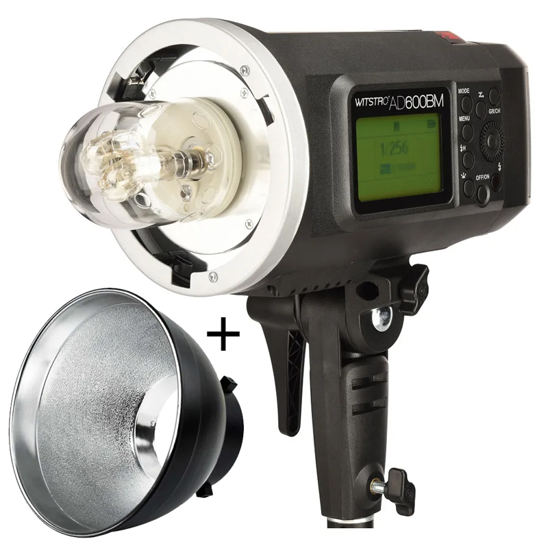 Godox AD600BM Manual Flash with Lithium-Ion Battery Inc Reflector