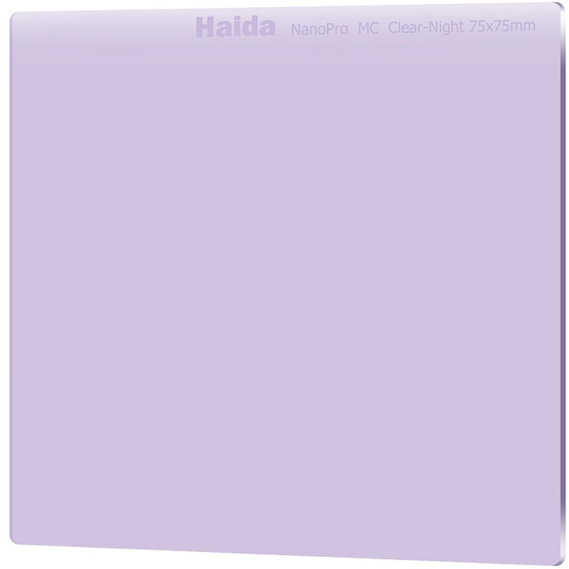 Haida 75PRO Series Clear Night NANO PRO MC Optical Glass Filter 75x75mm