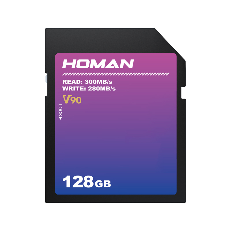 Homan UHS-II SD Card (V90) 128GB