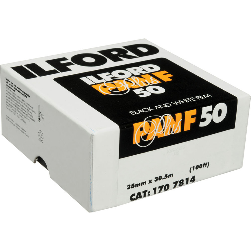 Ilford Pan F Plus 50 ISO 35mm x 30.5m Roll - Black & White Negative Film