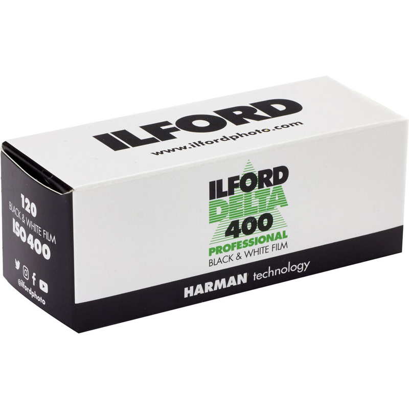 Ilford Delta 400 ISO Professional 120 Roll - Black & White Negative Film