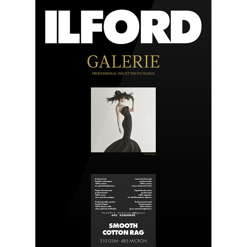 Ilford Galerie Smooth Cotton Rag 310GSM A4 25 Sheets GPSC19