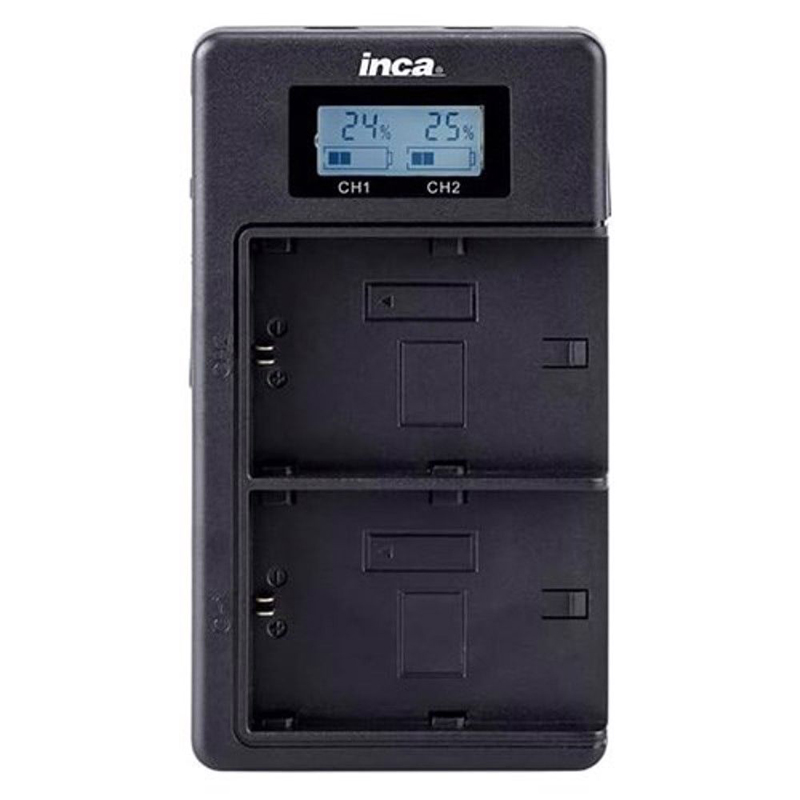 Inca Twin USB Charger for SONY-F970 Battery