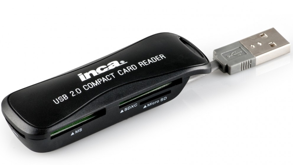 Inca USB 2.0 Compact Card Reader