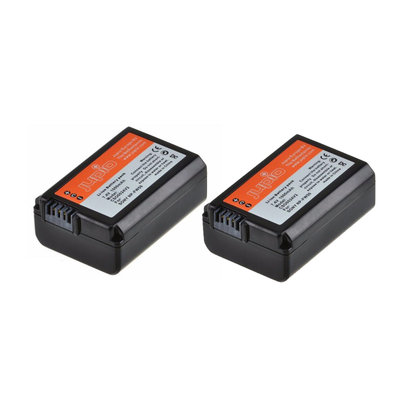 Jupio 2x Sony NP-FW50 Battery + Single USB Charger Kit