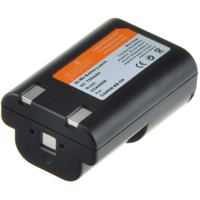 Jupio Canon NB-5H 6.0V 750mAh Battery