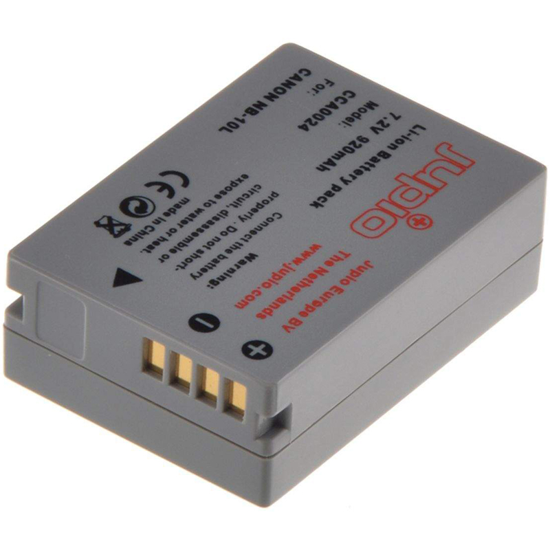 Jupio Canon NB-10L 7.2V 920mAh Battery