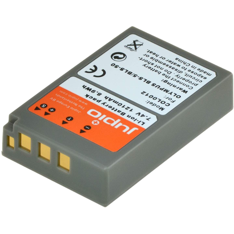 Jupio Olympus BLS-5/PS-BLS5 7.4V 1210mAh Battery