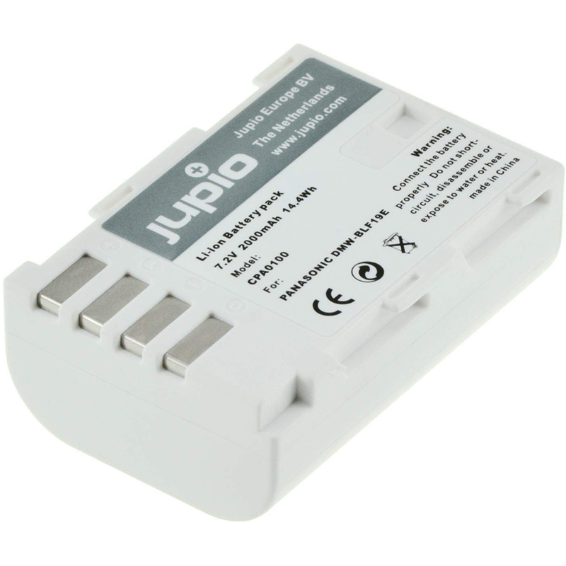 Jupio Panasonic DMW-BLF-19E Ultra 7.2V 2000mAh Battery