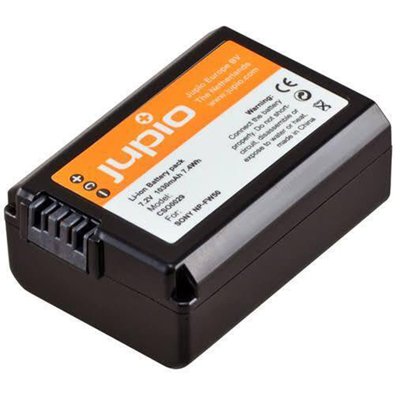 Jupio Sony NP-FW50 7.2V 1030mAh Battery (with infochip)